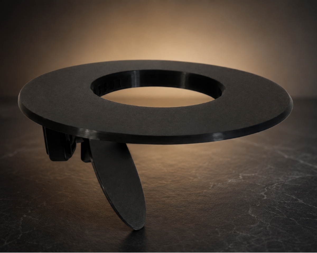 Clapet Traptek à fermeture automatique anti-odeurs et anti-insectes pour bac de récupération de canettes