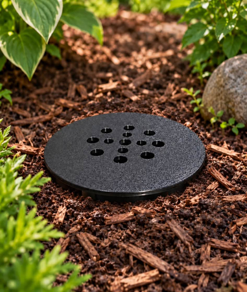 Dispositif d'arrosage racinaire et de fertilisation pour potagers, fleurs et arbustes.