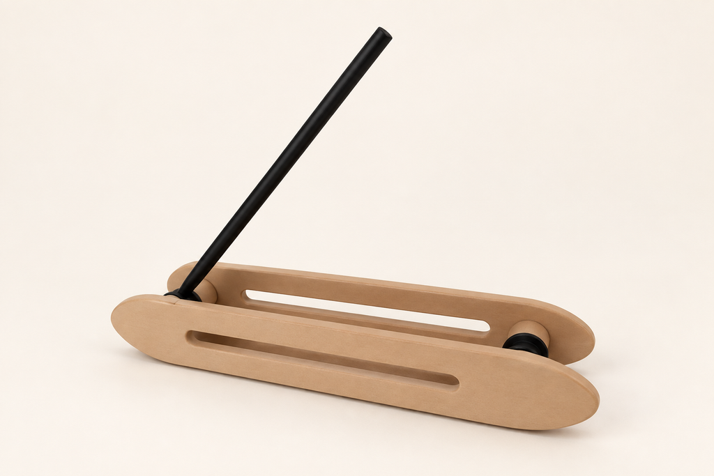 Navette à tisser simple avec 2 ouvertures de 13 cm